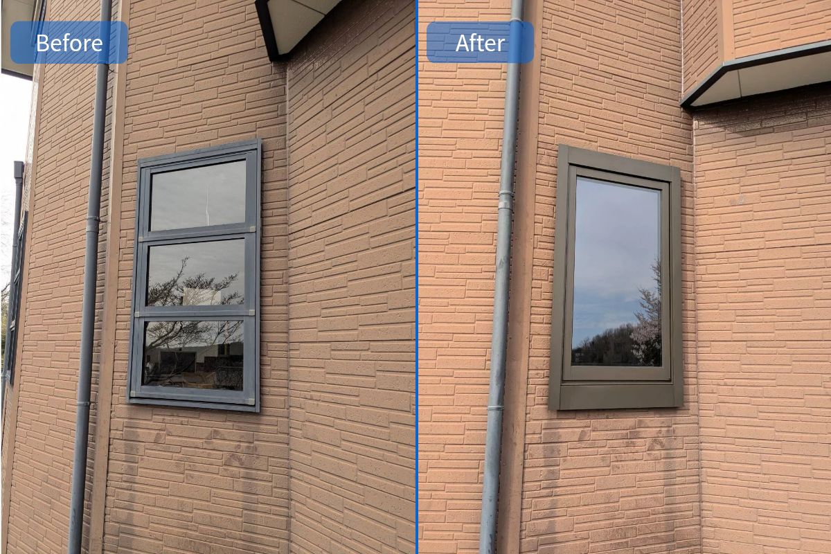 窓交換リフォーム 準備中